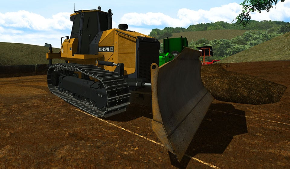 Simulator dozer training