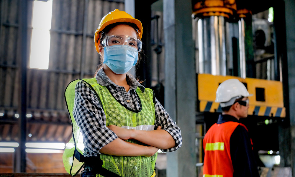 Female workers struggle with ill-fitting PPE