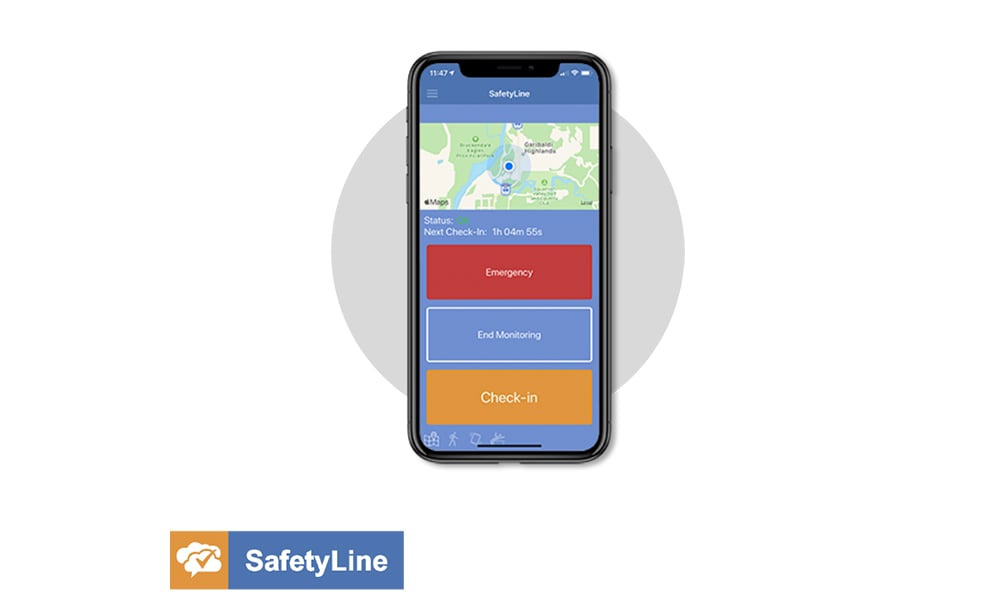 SafetyLine business intelligence feature with contact tracing