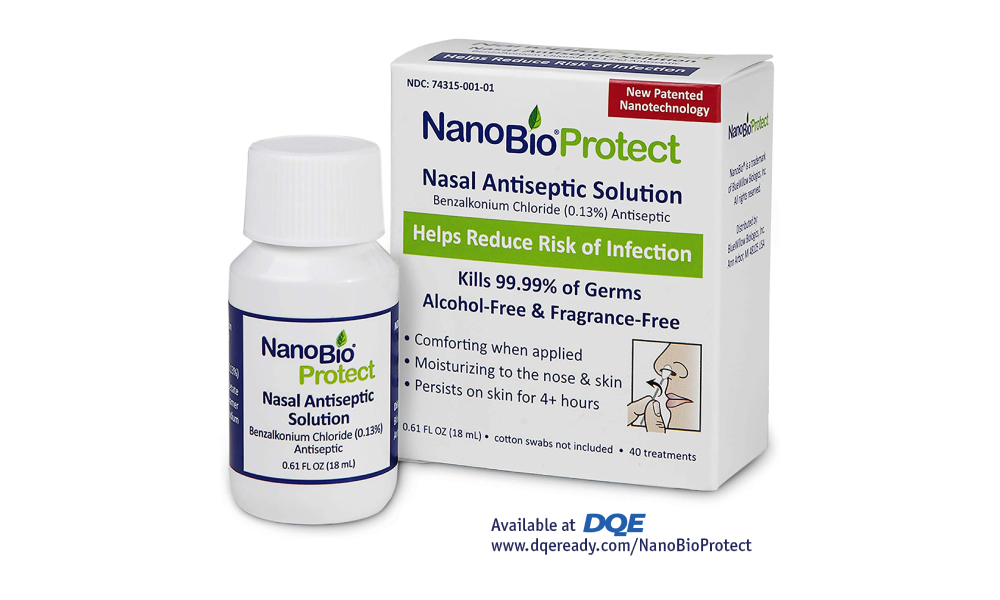 DQE NanoBio Protect nasal antiseptic solution