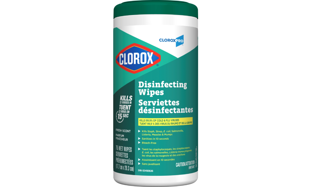 Clorox Canada's Total 360 Disinfectant Cleaner and Disinfecting Wipes