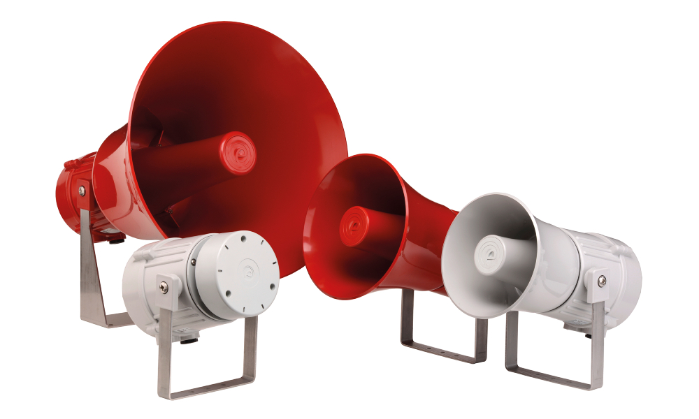 E2S M series upgraded alarm horn sounders in IP66/67 Type 4/4X/13 enclosures