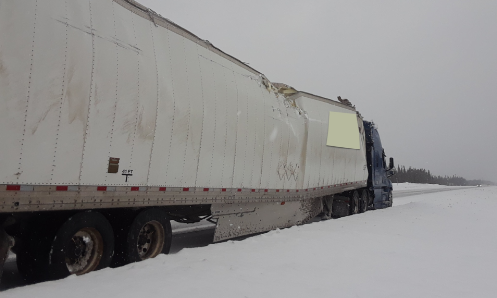 Transport truck spent five hours driving after crash