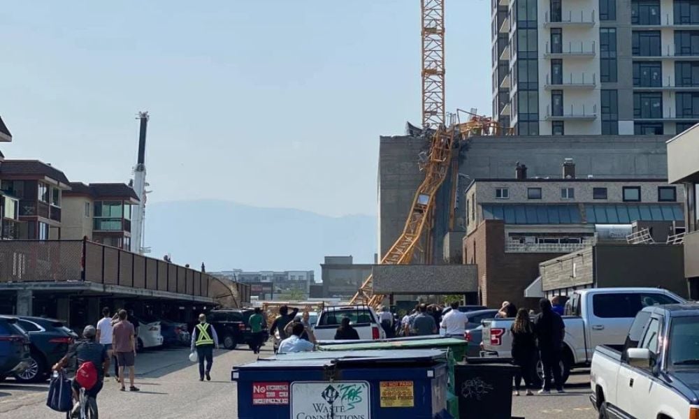 Lawsuits pile up in Kelowna crane collapse with manufacturer facing legal action