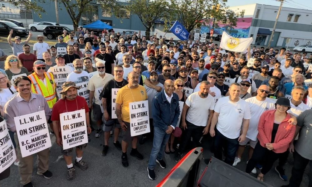 Safety issues affecting striking port workers