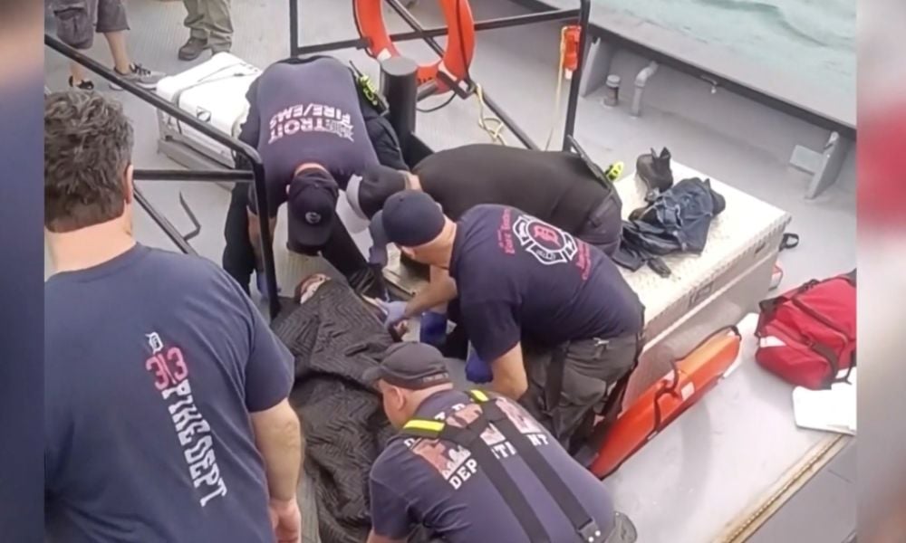 Canadian worker survives 150-Foot Fall from Ambassador Bridge