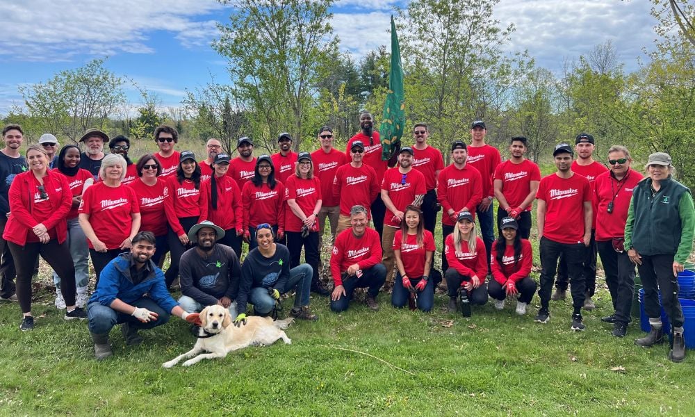 Milwaukee Tool Canada marks 100th year in business by planting trees