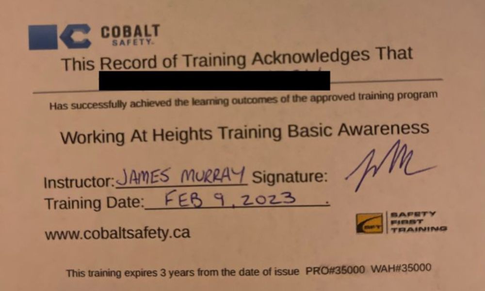 Safety training provider calls out fake certificate makers