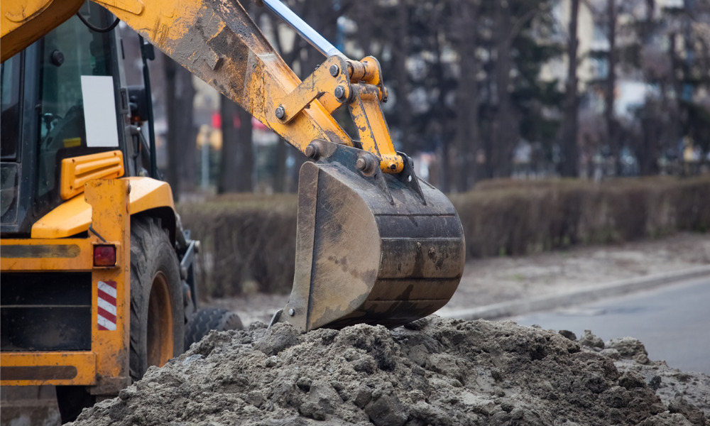 Worker critically injured while working on an excavator