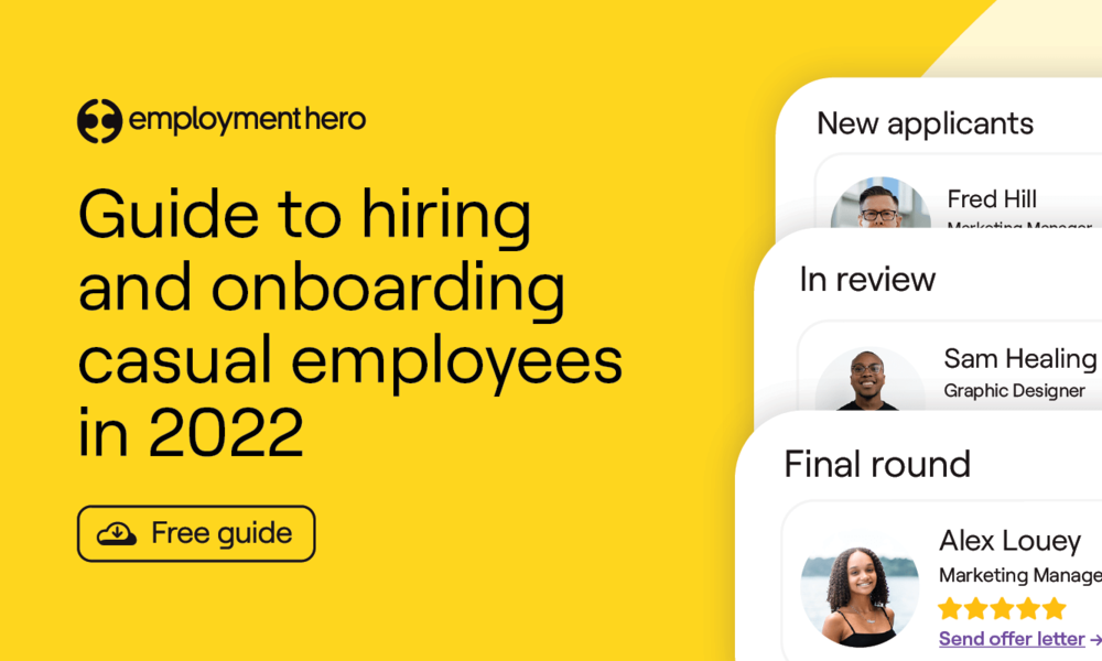 Free Whitepaper: Onboarding and induction guide for casual employees