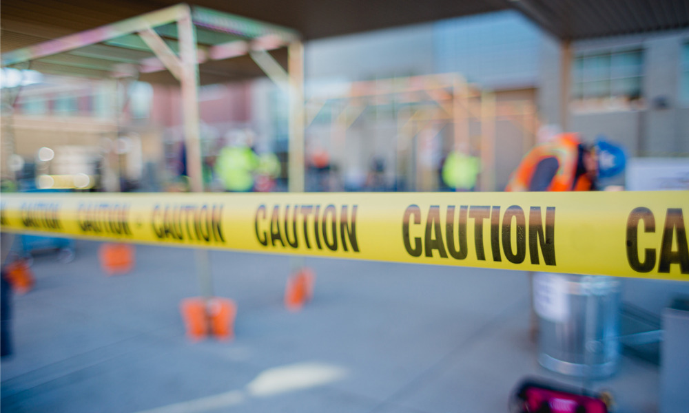 Man killed on construction site while working with insulation machine