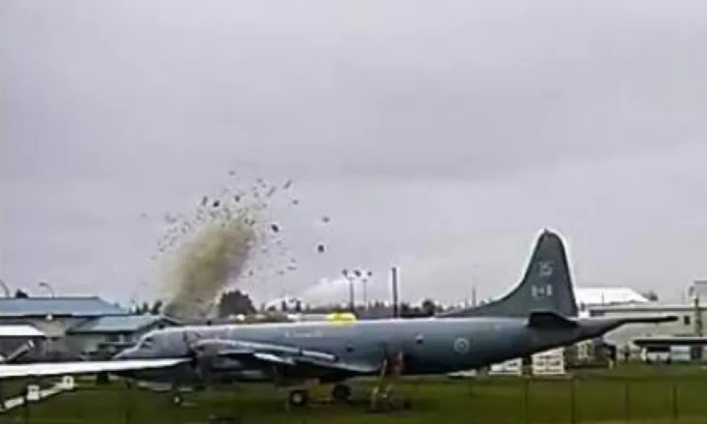 What caused the explosion at 19 Wing Comox last year?