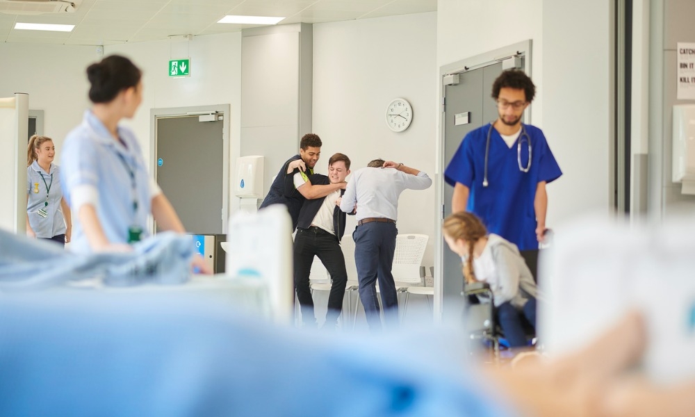 Man who assaulted nurse walks out of court