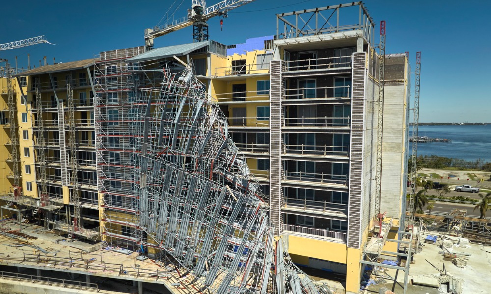 Five workers injured in Quebec seniors' home scaffolding collapse