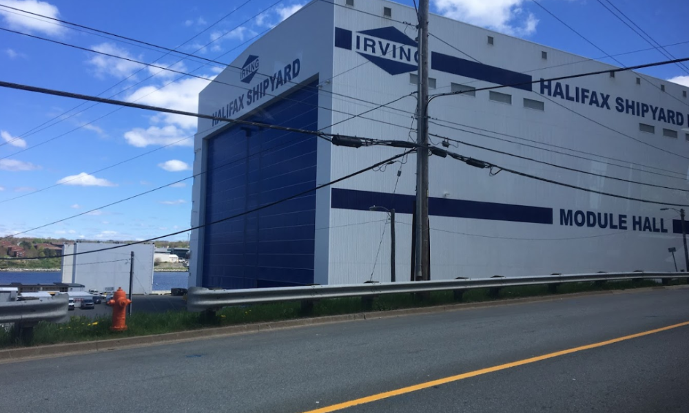 Worker dies in Irving Shipbuilding Nova Scotia worksite