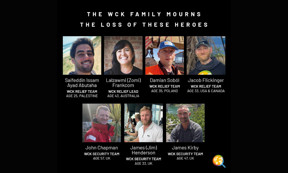 Canadian-American among those World Central Kitchen workers killed in Gaza airstrikes