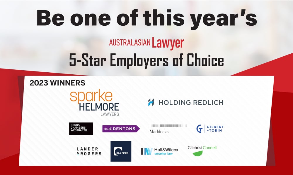 Australasian Lawyer opens entries for 5-Star Employers of Choice
