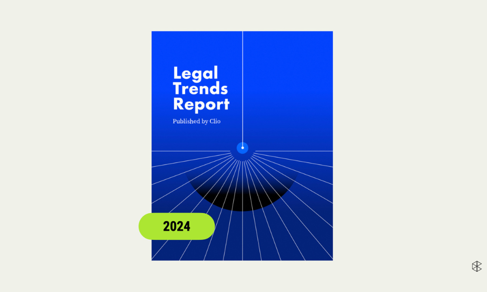 Clio's legal trends report covers tech adoption and client expectations