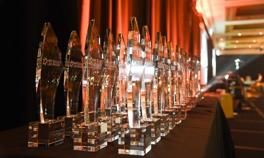 Excellence awardees announced for New Zealand Law Awards 2021