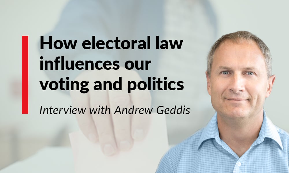 How electoral law influences our voting and politics
