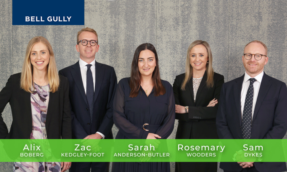 Bell Gully names five new partners in latest round of senior promotions