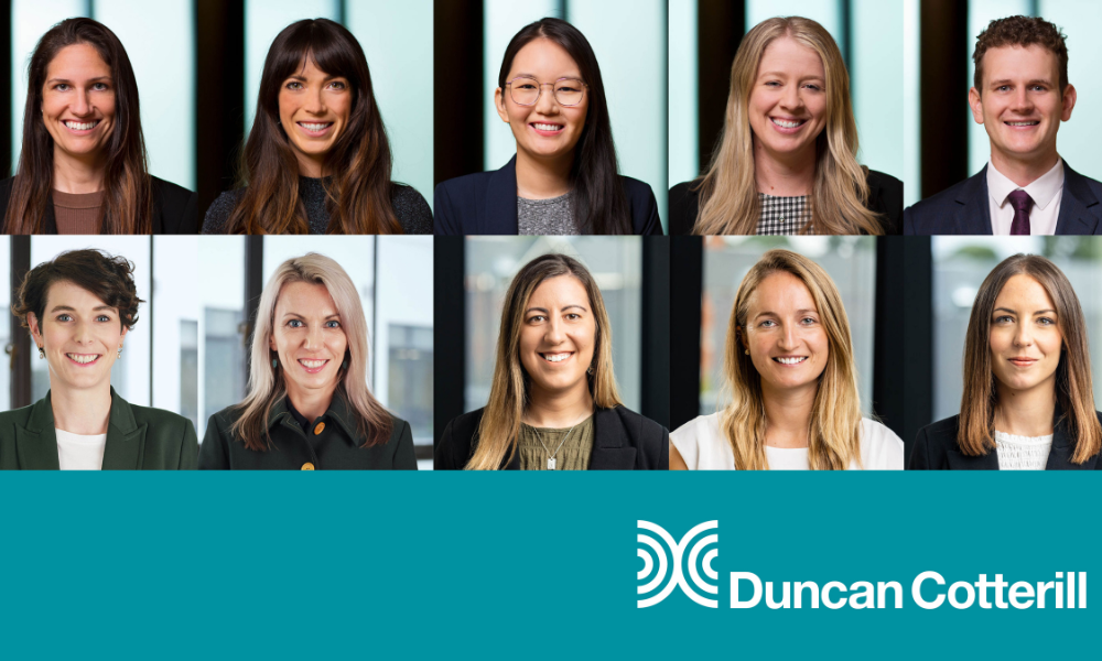 Duncan Cotterill promotes 10 new senior lawyers
