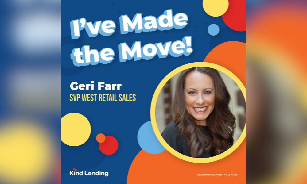 Kind Lending names new SVP of West retail sales