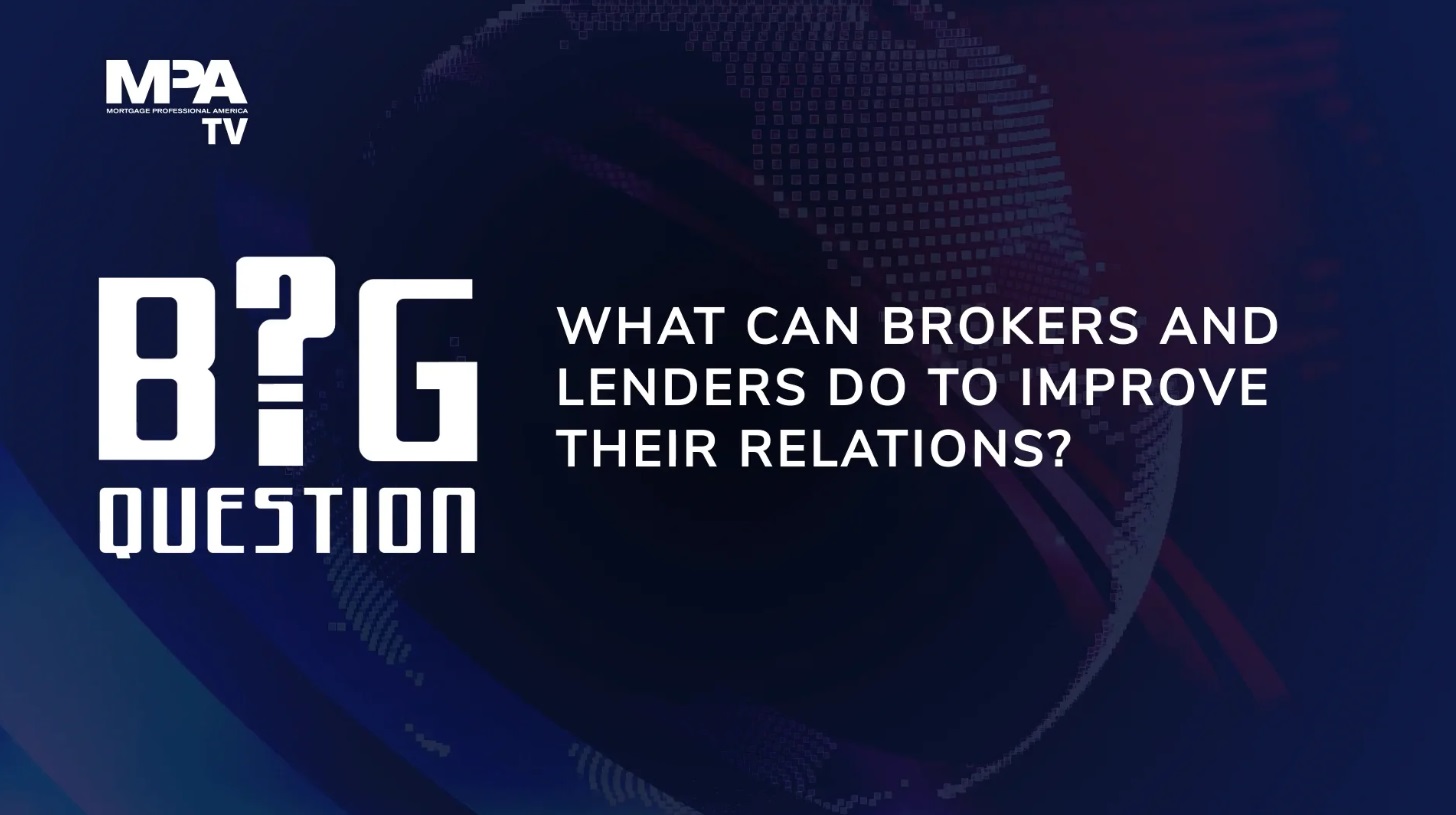 What can brokers and lenders do to improve their relations?