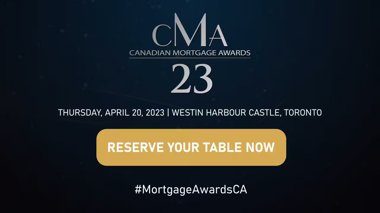 Join us for an unforgettable night at the Canadian Mortgage Awards 2023