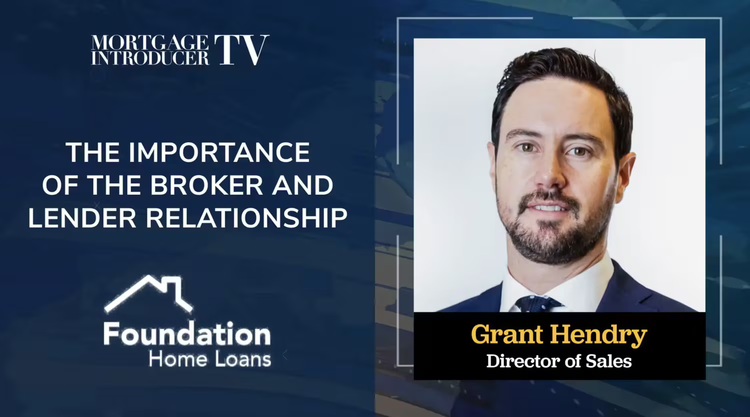 The importance of the broker and lender relationship