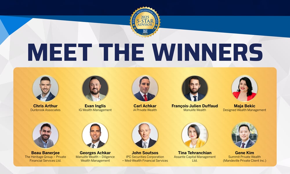 5-Star Advisors 2025: Wealth Professional honours Canada's top financial leaders