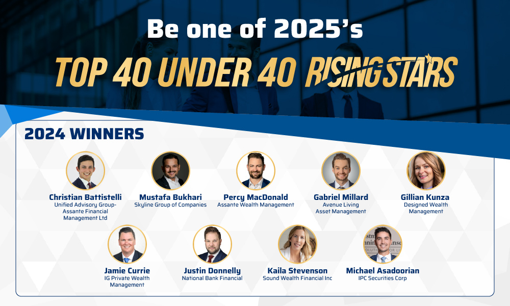 Take your place among Canada’s Top 40 Under 40 Rising Stars 2025