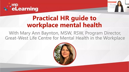 Practical HR guide to workplace mental health