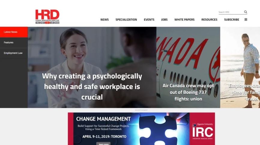 HRD launches game-changing website redesign