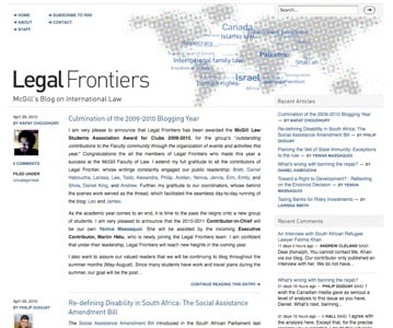 McGill students’ blog highlights international legal issues