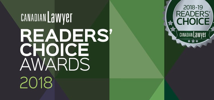 2018 Canadian Lawyer Readers' Choice Awards