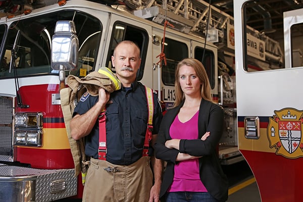 Firefighters absorb harmful chemicals through skin, study finds