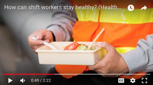 How can shift workers stay healthy?