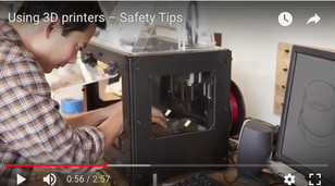 Safety Tip – Using 3D printers