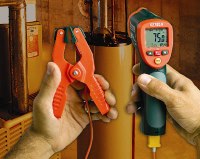 Wide range infrared thermometer