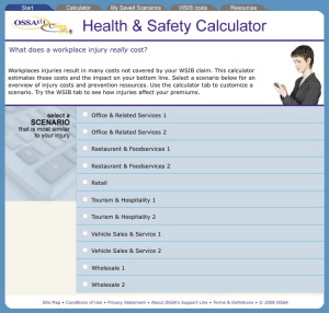 Service sector gets safety calculator