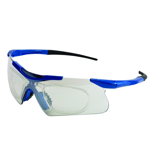 Safety eyewear with Rx inserts 