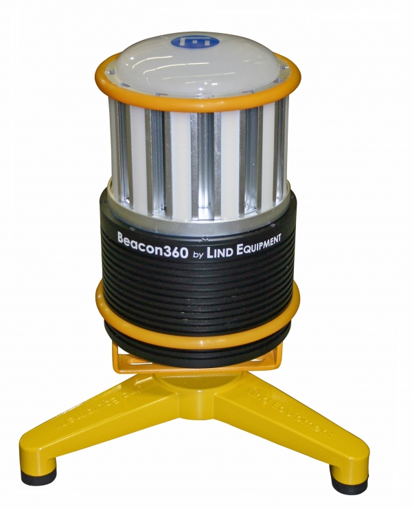 Battery-operated 360-degree LED light