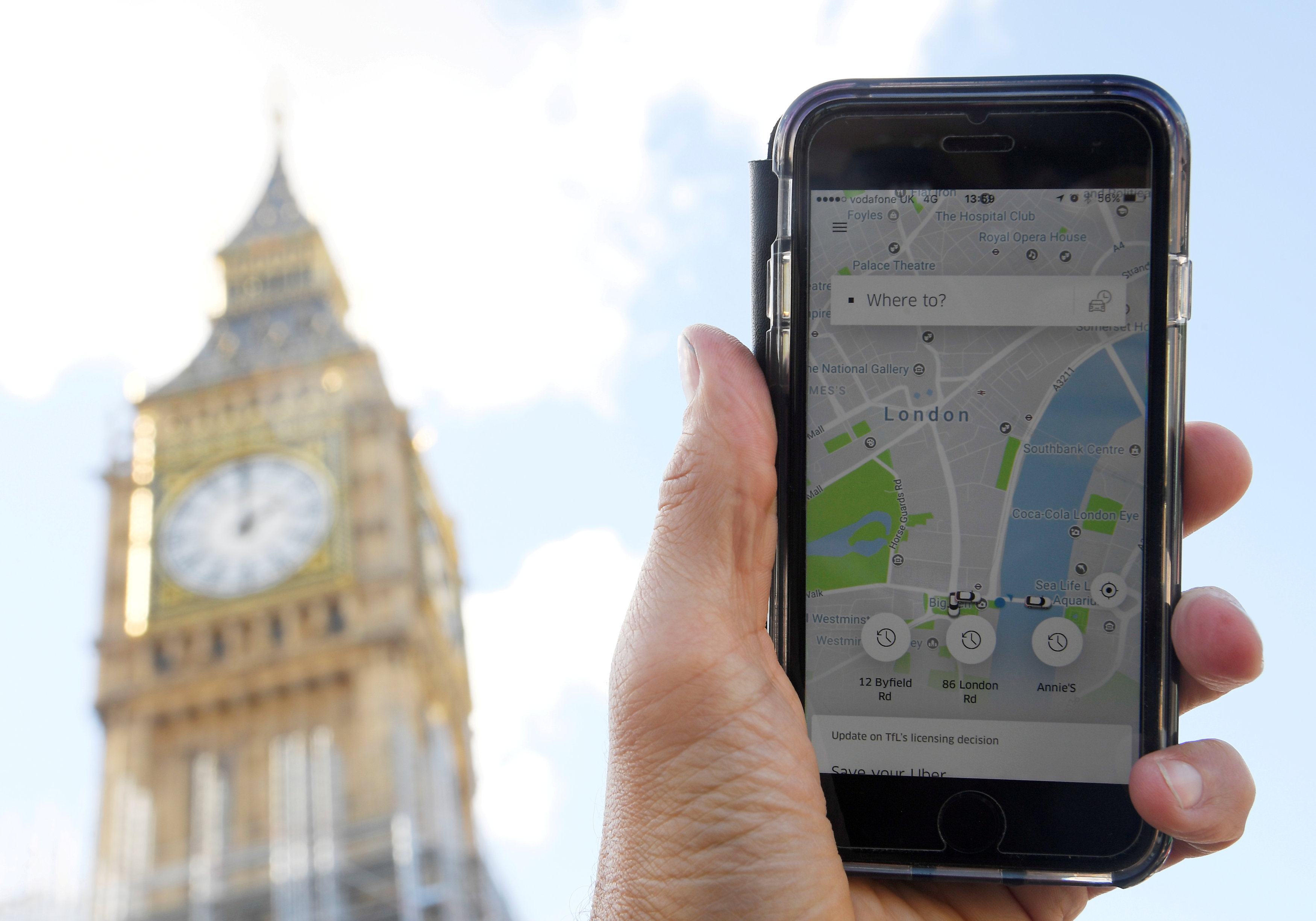 Uber embarks on legal battle to retain London, U.K., licence