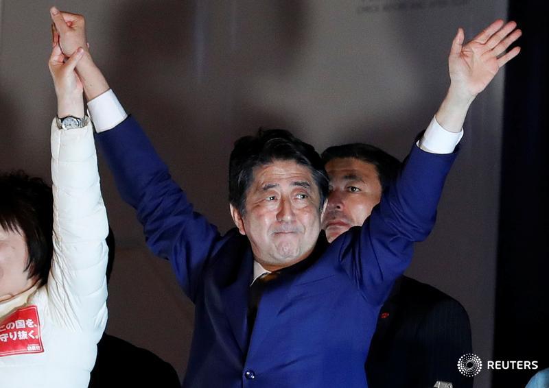 Abe wins mandate to give Japan a raise