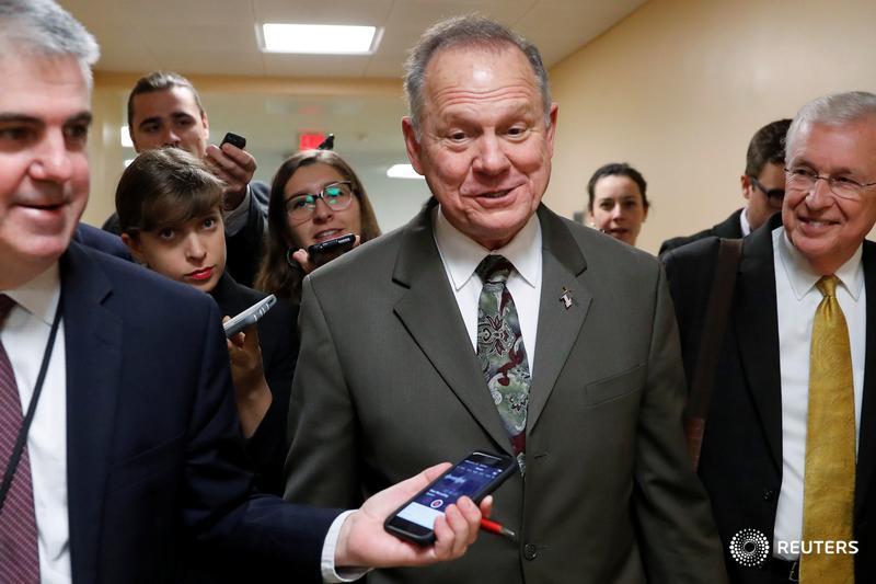U.S. Senate candidate Moore hit by sexual misconduct allegations