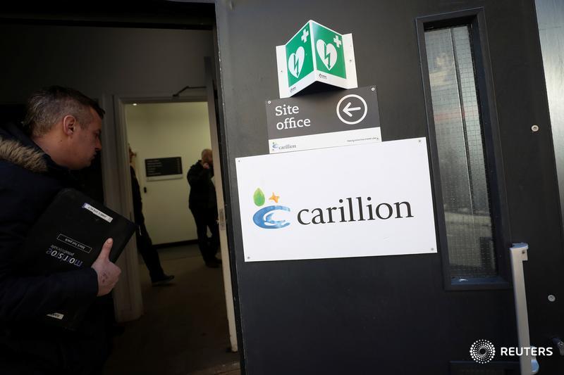 U.K. PM May pressured to safeguard jobs after Carillion's collapse
