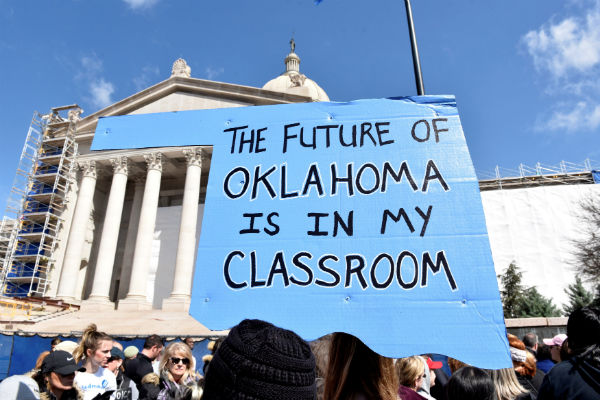 Oklahoma teachers strike enters second week with rally at Capitol