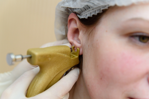 Pierced ears raise issues