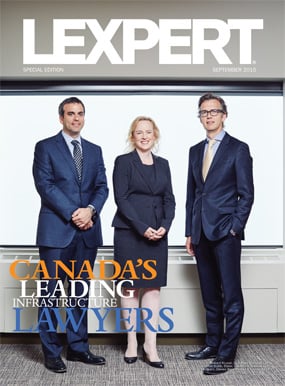 Lexpert publishes Infrastructure special edition in Globe and Mail’s Report on Business